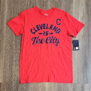 Fanatics Red Cleveland Short Sleeve Tee